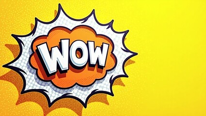 Poster - a vibrant comic style 