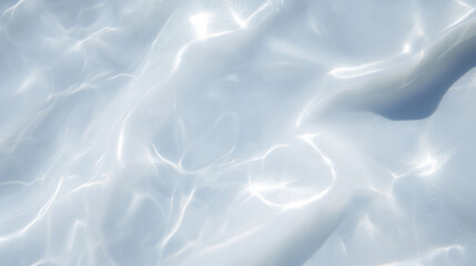 Poster - Serene Waters: A tranquil expanse of shimmering water surface, reflecting the ambient light in an abstract and mesmerizing display, evokes a sense of calm.