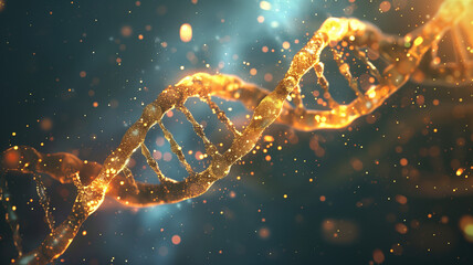 Leinwandbilder - This Research focuses on gene therapy and bioengineering methods to extend human youth and vitality.