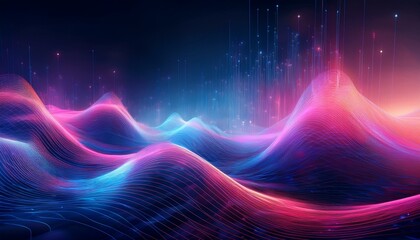 abstract blue background with binary code