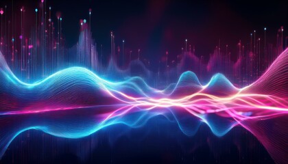 abstract blue background with binary code