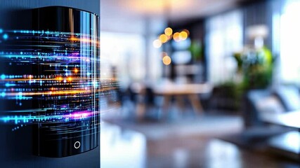 Poster - Innovative home gadget showcases cutting-edge AI technology for enhanced comfort and lifestyle