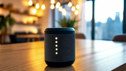 Poster - Innovative smart gadget enhances home comfort with sleek design and advanced features
