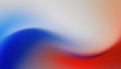 Aufkleber - abstract fluid gradient with red, blue, and white hues blending in a soft motion, perfect for background and modern design