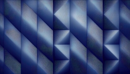 Aufkleber - modern blue geometric metal panel texture with three dimensional pyramid pattern and subtle lighting reflections, perfect for architectural design, background, or futuristic digital artwork

