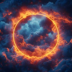 Poster - Neon circle