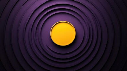 Poster - Geometric patterns in purple and yellow abstract design digital art artistic environment aerial view modern aesthetics