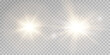 © Ada_vector_stok - Glow light effect. Star burst with sparkles. Sun.