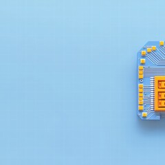 Poster - Detailed close-up of a complex circuit board showcasing electronic components and technology
