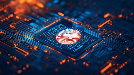 Firma digitale. Sfondo. Tecnologia. Tracce lasciate nella navigazione in rete. Identità digitale.