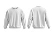 © Muhammad - Blank white crewneck sweatshirt mockup