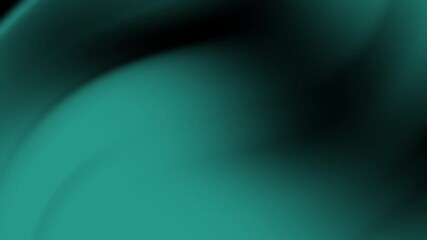 Poster - A smooth, abstract teal gradient with subtle dark shading creates a soothing and modern visual effect..blue green gradient