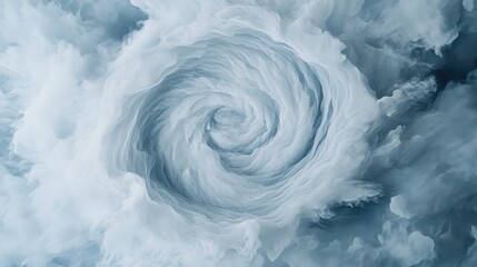 Fototapete - Abstract swirling vortex of light blue