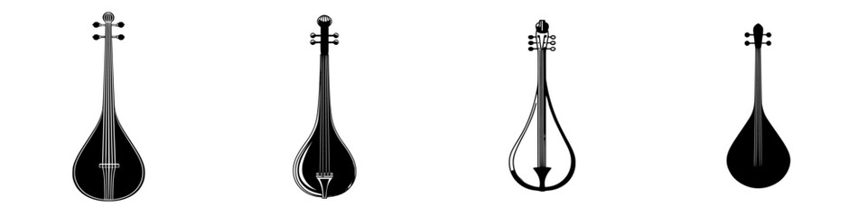 Poster - Traditional string instruments showcasing cultural diversity from around the world