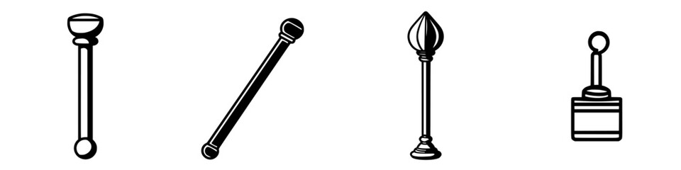 Poster - Decorative metal handles and knobs displayed in a variety of designs for home decor purposes