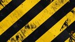 © AlfaSmart - Caution warning tape with diagonal stripes for safety and hazard signage design