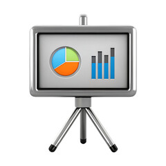 Poster - Presentation board with charts and graphs.