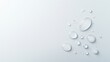 © admin_design - Mesmerizing macro photography, sparkling water droplets on a clean white background