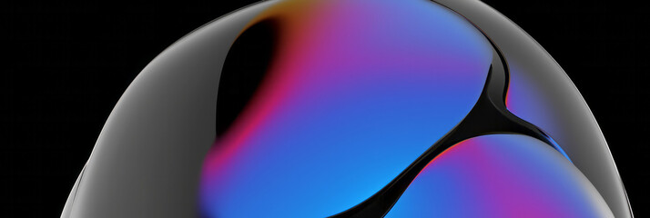 Poster - a colorful abstract background with many circles