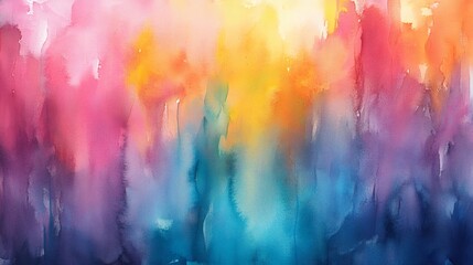 Poster - Colorful abstract watercolor background creating a vibrant design