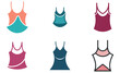 © MDmamun - Flat Icon Set of Various Women's Tops
