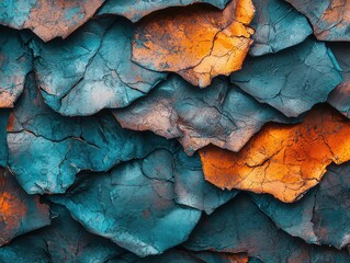Poster - Dynamic interplay of torn metallic sheets under crisp, high-contrast illumination