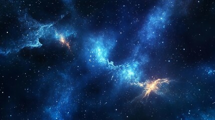 Wall Mural - A powerful image of a black hole surrounded by swirling space dust and a glowing accretion disk