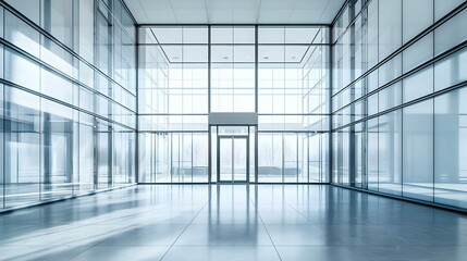  interior of modern entrance hall in modern