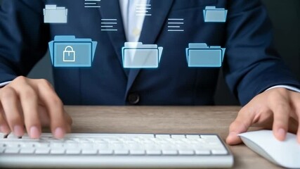 Poster - Streamline Your Workflow: Secure Cloud Data Management & Transfer Solutions for Modern Businesses. Boost Collaboration, Enhance Security, and Simplify