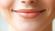 © akunkita - Smiling woman with glossy lips, close-up shot, beauty portrait