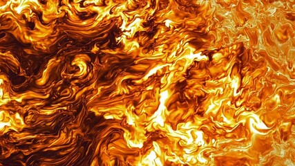 Poster - fire with orange flames. the fire is very large and has a lot of detail, including the flames and th