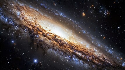 Wall Mural - stunning universe of stars and planets