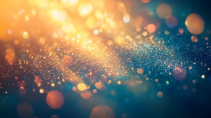 Poster - Abstract glitter bokeh background