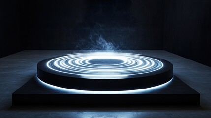 Wall Mural - circular energy bodies in rotation