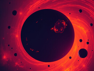 Wall Mural - interstellar visions: download futuristic ai art of space exploration and sci-fi cityscapes