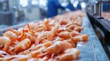 Shrimp processing plant conveyor belt (2)