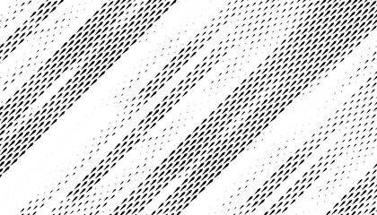 Poster - black and white smooth transition of geometric pattern for sporty background and jersey design. full