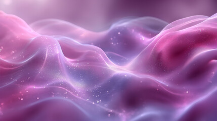 Wall Mural - purple fabric texture flowing waves, shimmering sparkle for elegant digital art
