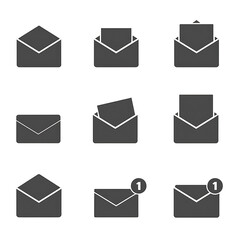 mail icons set
