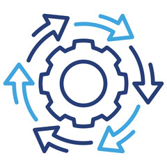 Poster - Process Management Dual Tone Icon