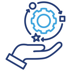 Poster - Adaptability Dual Tone Icon