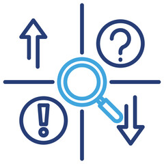 Poster - Swot Analysis Dual Tone Icon