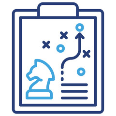 Poster - Strategy Dual Tone Icon