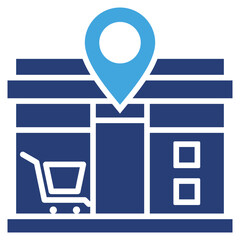 Poster - Marketplace Two Color Icon