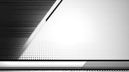 Aufkleber - Modern geometric abstract background with black and white gradients