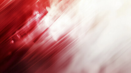 Poster - dynamic red and white gradient background with soft light and abstract motion creates sense of energy and fluidity