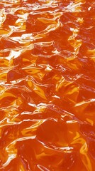 Poster - Unusual pool with orange water rendered in a liquid fluid style creating an artistic and abstract background for design