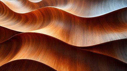 Poster - Artistic representation of cedar wood grain with captivating wave patterns emphasizing natural beauty and texture