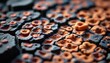 © cookiecutter - Unique Textured Surface Featuring Organic Patterns in Vibrant Colors