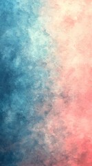Poster - Eye-catching red and blue watercolor texture background featuring geometric shapes for a creative design element